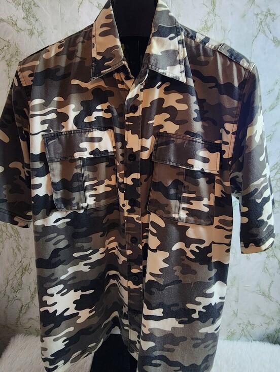 P.J. Mark Other - P.J. Mark Cammo Print Short Sleeve Shirt